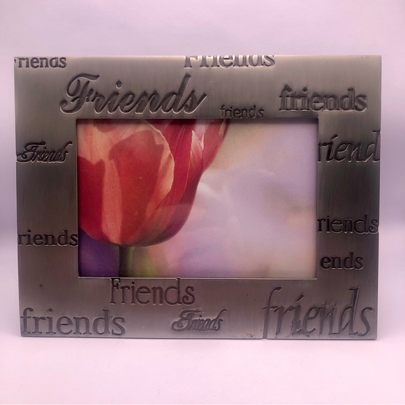 🔵[Fetco International] “Friends” Metal Expressions Pewter Picture Frame - Picture 2 of 12